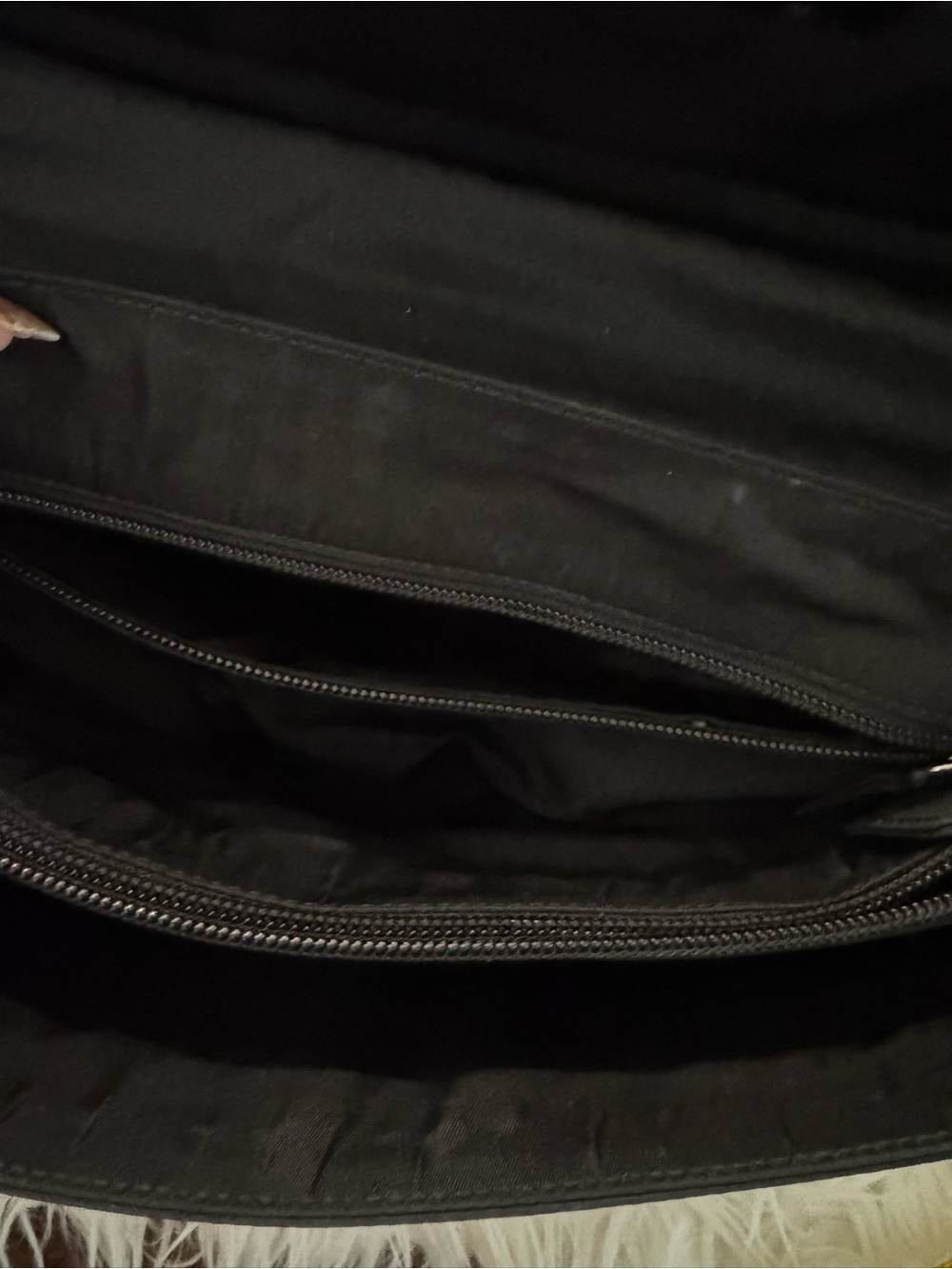 Prada tessuto spazzolato laptop bag - Picture 9 of 11